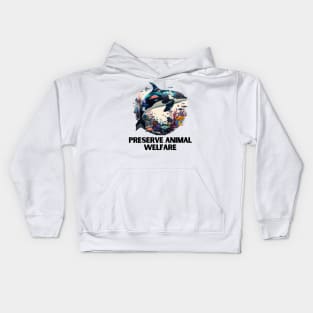 Preserve animal welfare Kids Hoodie